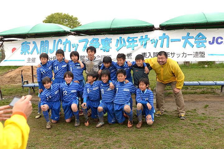 東入間JCカップ争奪少年サッカー大会の支援